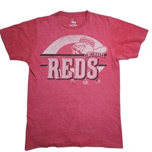 Cincinnati Reds Medium Majestic Triple Peak T-Shirt